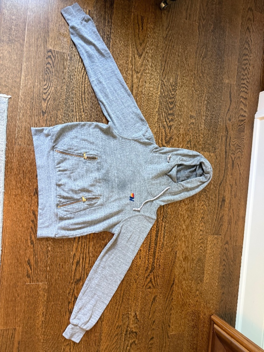 Aviator Nation Grey Ninja hoodie SIZE XS